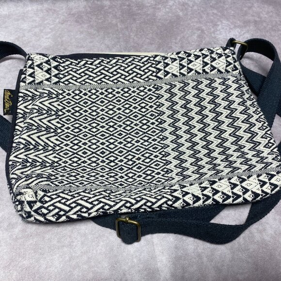 Laurel Burch Crossbody Cotton Canvas 13" Animal Print Bag Purse Horses - Picture 5 of 8